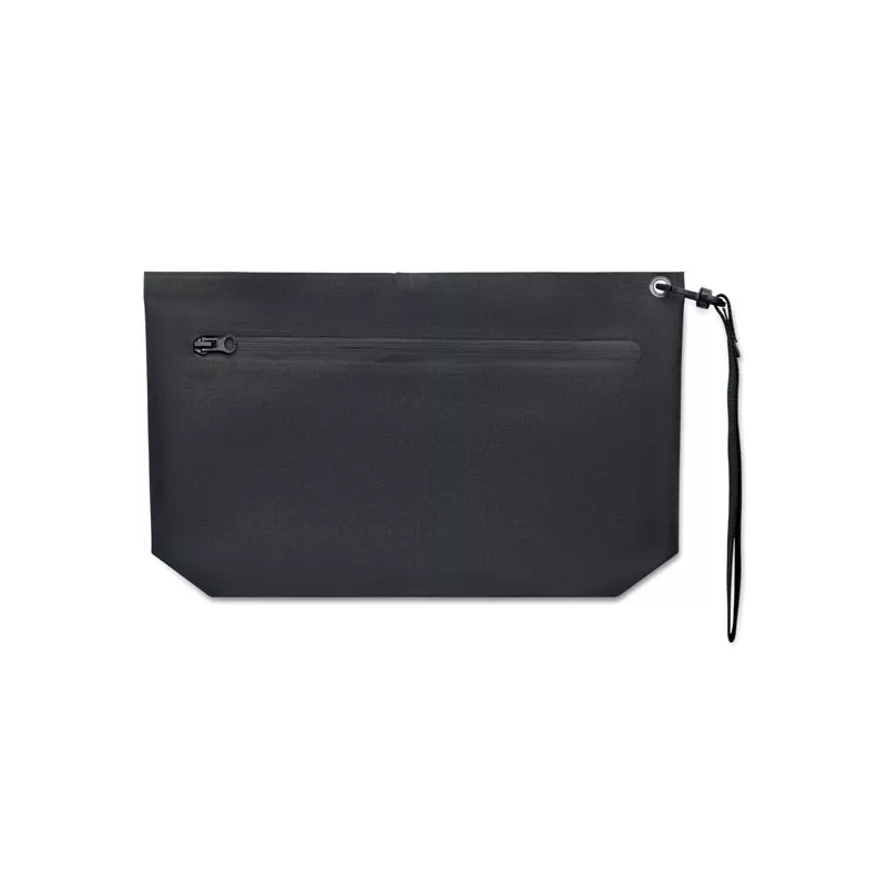 Saszetka wodoodporna na dokumenty z RPET BRENNA POUCH - Czarny (MO2754-03)