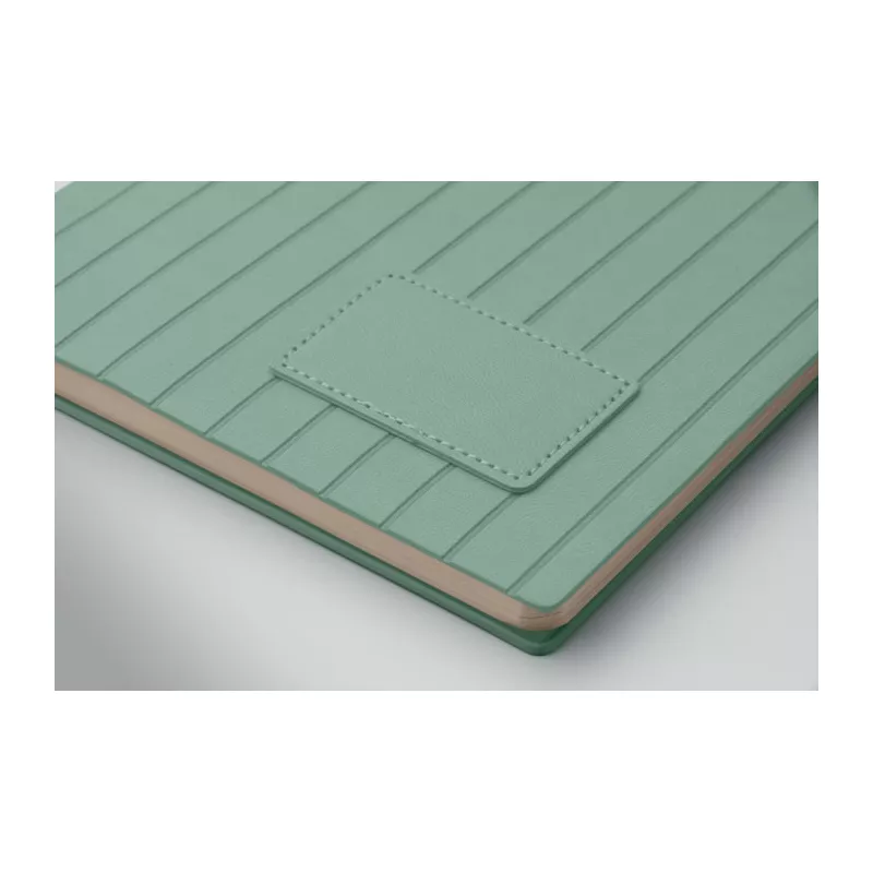 Notes A5 w okładce z PU 80 kartek w linię TINTRAY - Miętowy Zielony (MO2663-77)