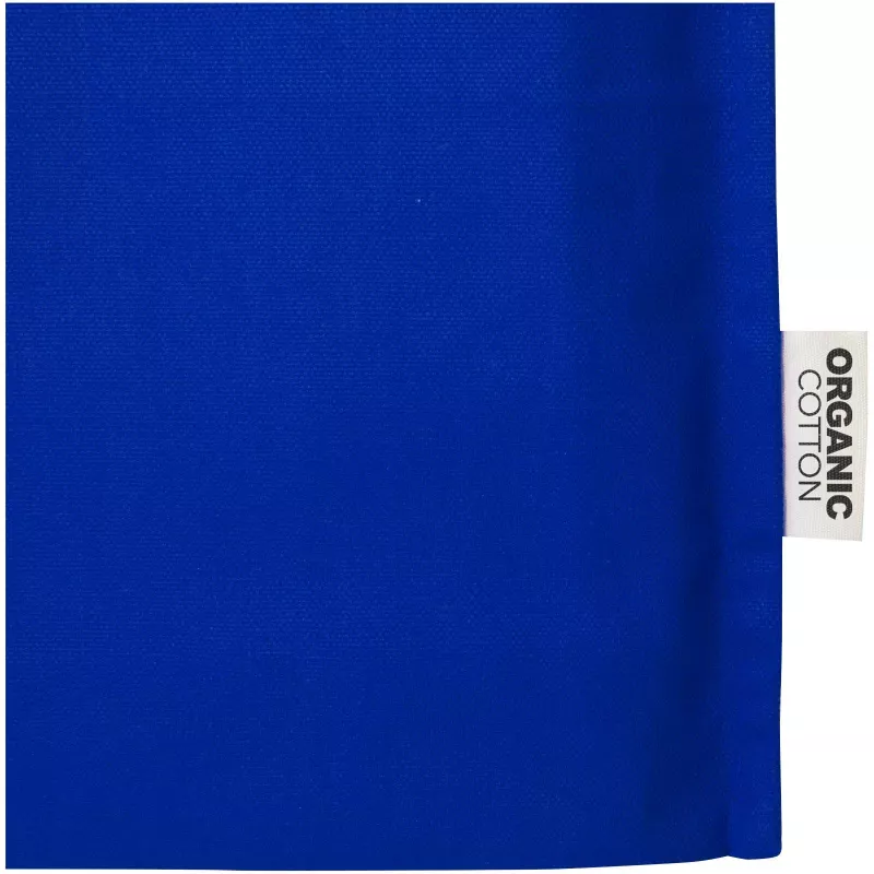 Odisha organiczna torba na zakupy z certyfikatem OCS o gramaturze 180 g/m² z pełnym dnem, 14 l  - Błękit królewski (12078353)