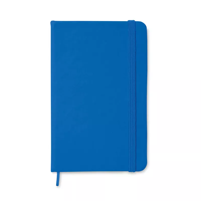 Notes A6 w okładce z PU 96 kartek w linię NOTELUX - Niebieski (MO1800-37)