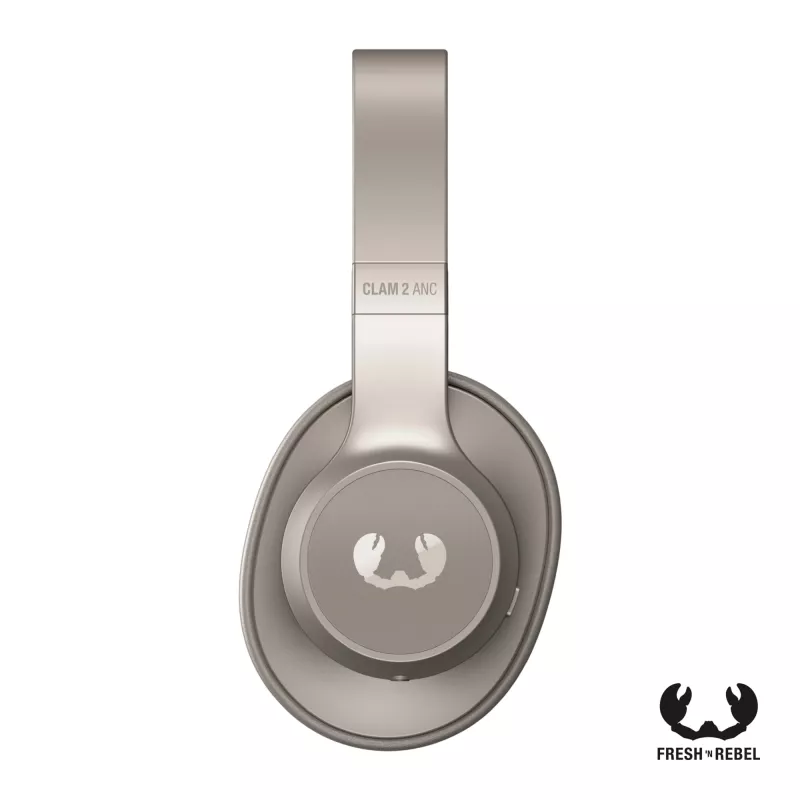 3HP4102 | Fresh 'n Rebel Clam 2 ANC Bluetooth Over-ear Headphones - Beżowy (LT49726-N0087)