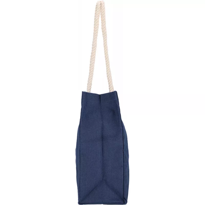 Torba z juty z portfelem MILDRED - niebieski (6086504)