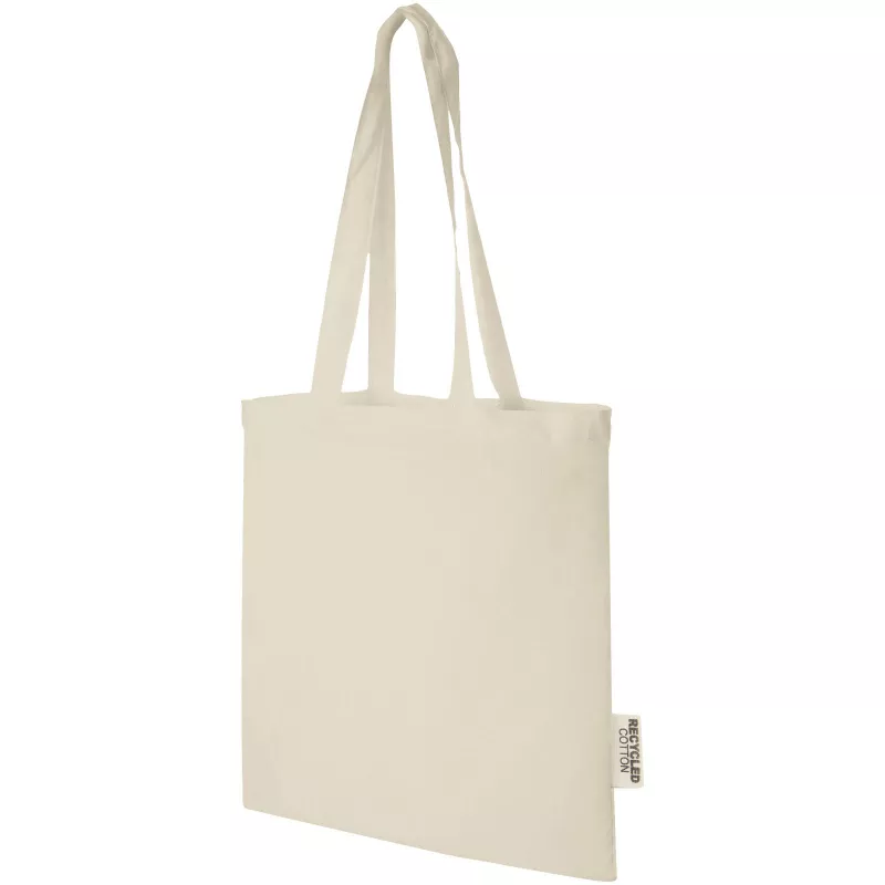 Madras torba na zakupy z bawełny z recyklingu o gramaturze 140 g/m2 i pojemności 7 l - Piasek pustyni (12069506)