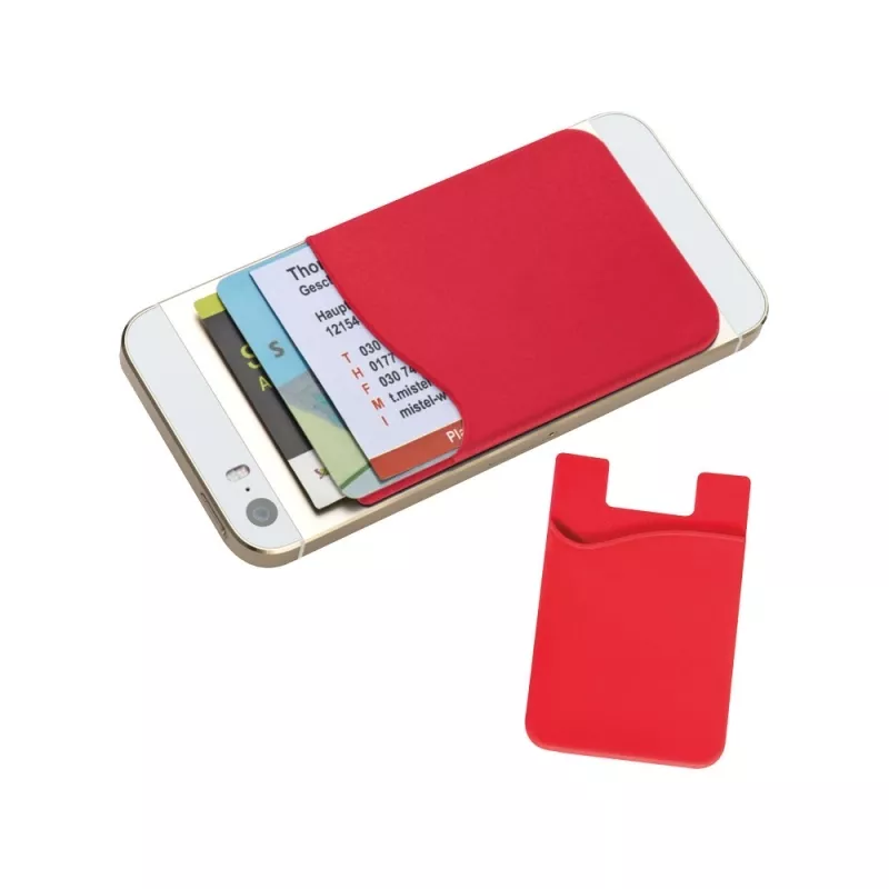 Pokrowiec na kartę do smartfona BORDEAUX - czerwony (286405)