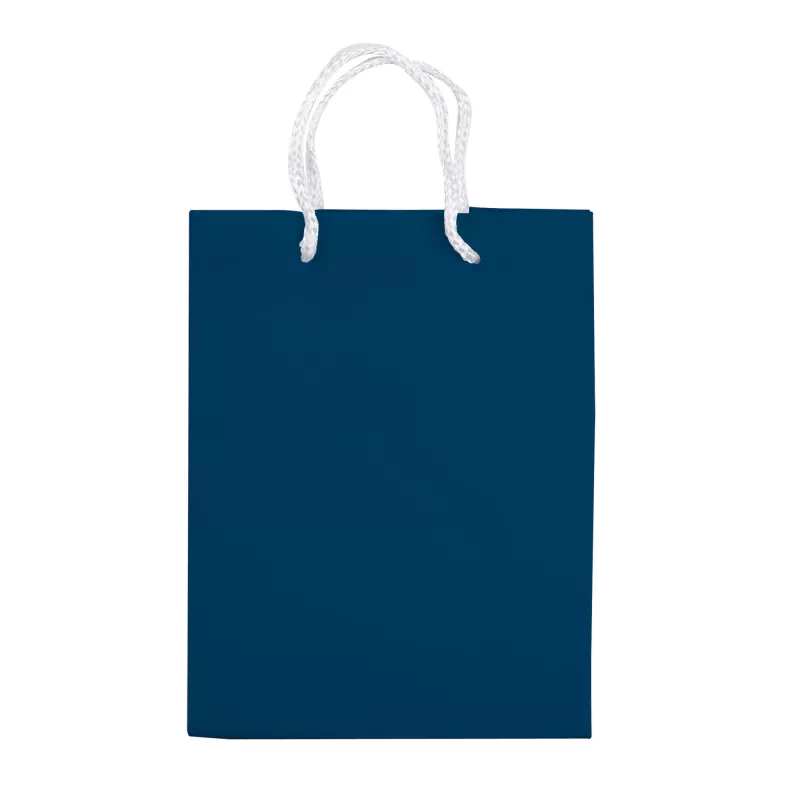 Papierowa torba mała 18x24x8 cm - ciemnoniebieski (LT91511-N0010)