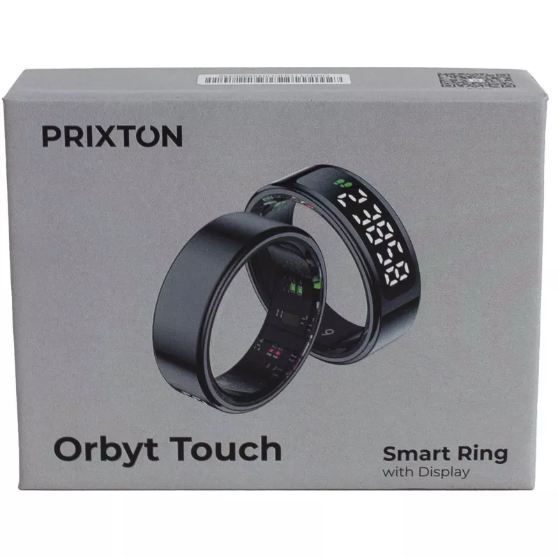 Prixton Orbyt Touch inteligentny pierścień - Czarny (2PA61-BLACK)