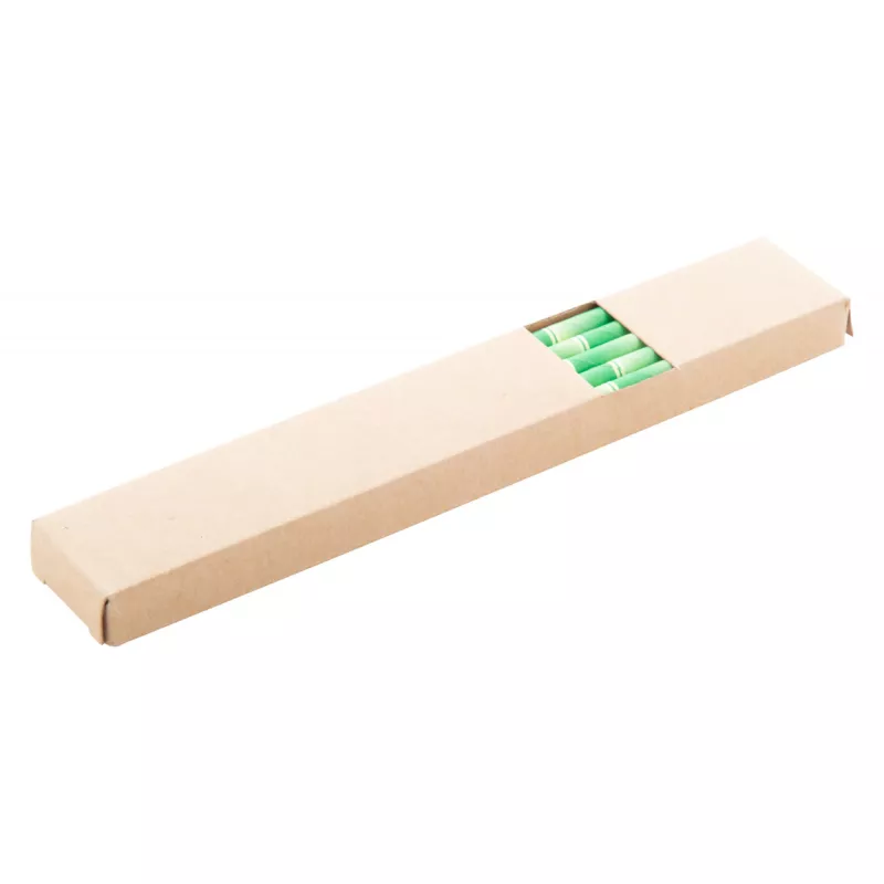 Zestaw 10 słomek papierowych BamStraw - zielony (AP800427-07)
