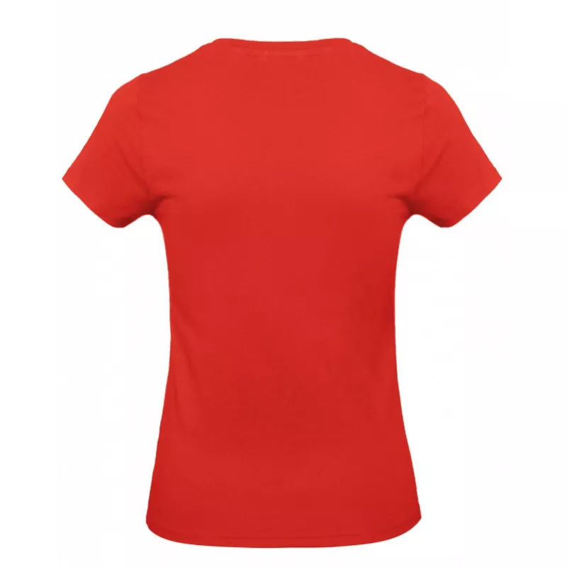Damska koszulka reklamowa 185 g/m² B&C #E190 / WOMEN - Fire Red (007) (TW04T/E190-FIRE RED)