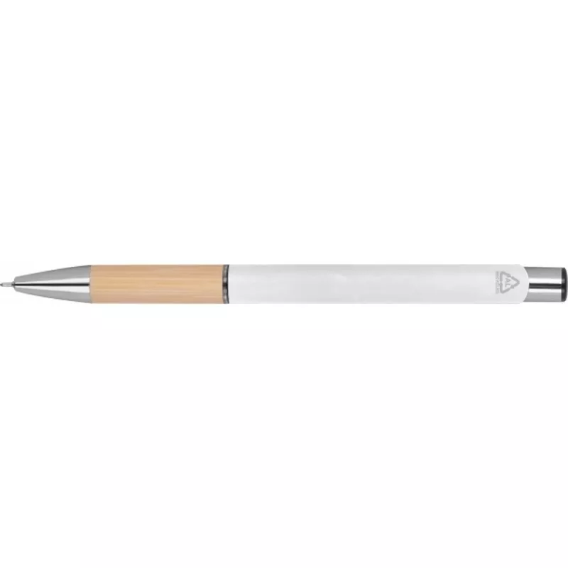 Długopis metalowy półżelowy NAPLES - biały (433306)