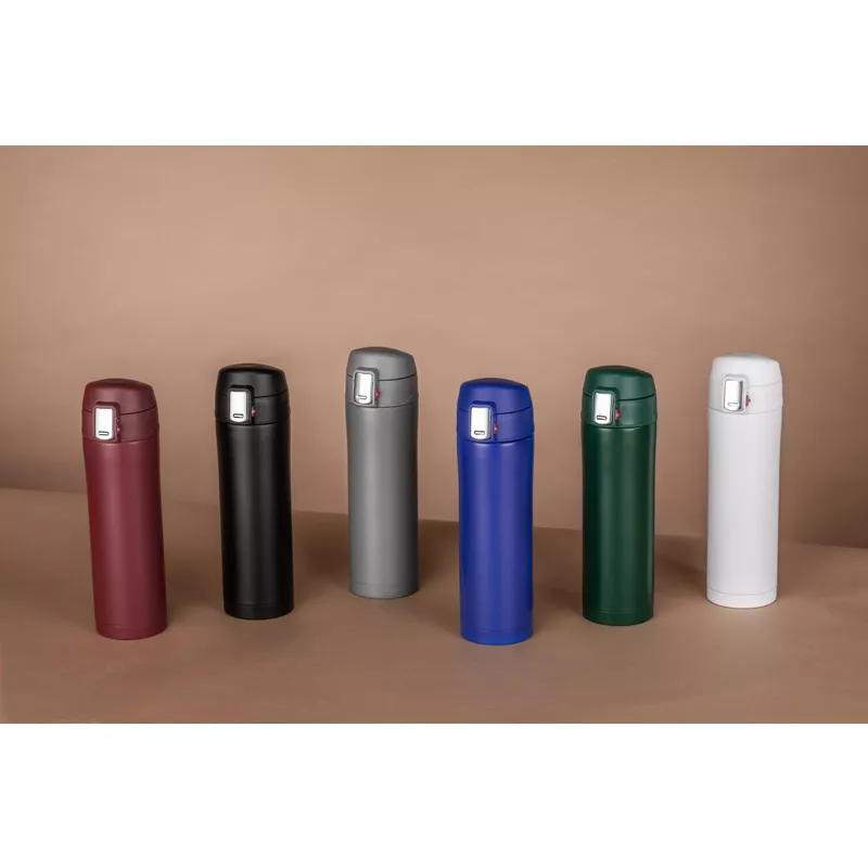 Kubek termiczny LOCK MAT 440 ml - bordowy (16062-11)