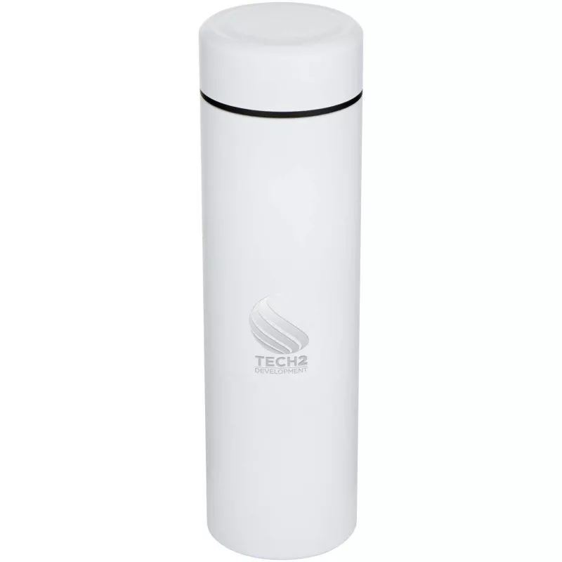 Taylor 450 ml termos ze stali nierdzewnej z podwójnymi ściankami i sitkiem do herbaty - Biały (10082601)