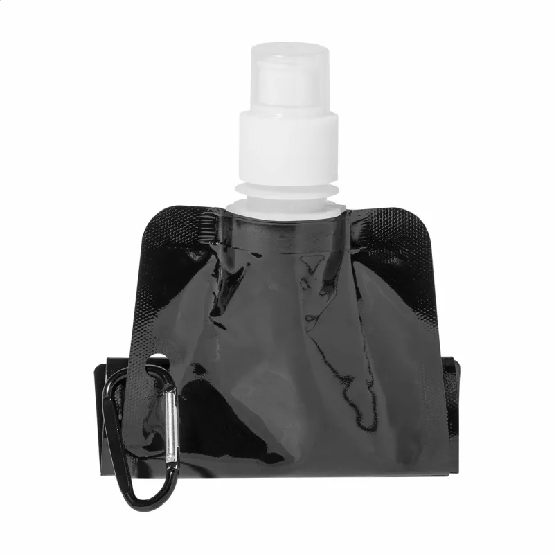 Carabol składana butelka RPET - czarny (AP800231-10)