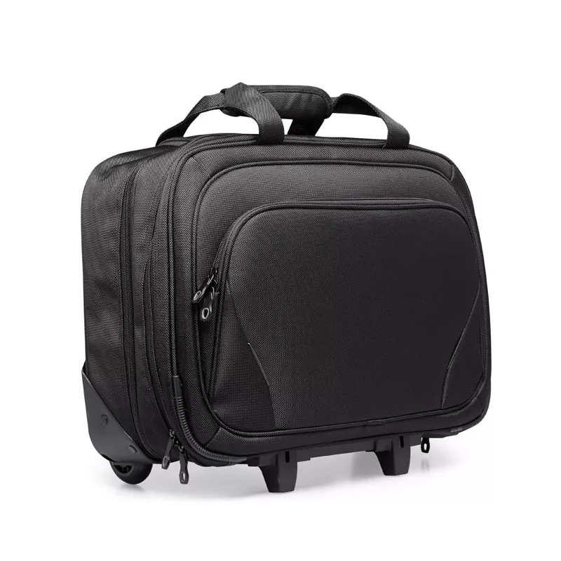 Walizka biznesowa na laptopa 17" MACAU TROLLEY - Czarny (MO8384-03)