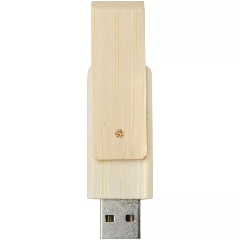 Pamięć USB Rotate o pojemności 16 GB wykonana z bambusa - Beżowy (12374802)