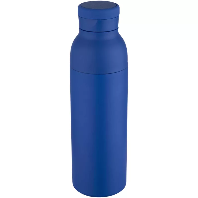 Illuminate butelka termiczna o pojemności 650 ml z podwójnymi ściankami, wykonana ze stali nierdzewnej z recyklingu z certyfikatem RCS. - Błękit królewski (10083853)