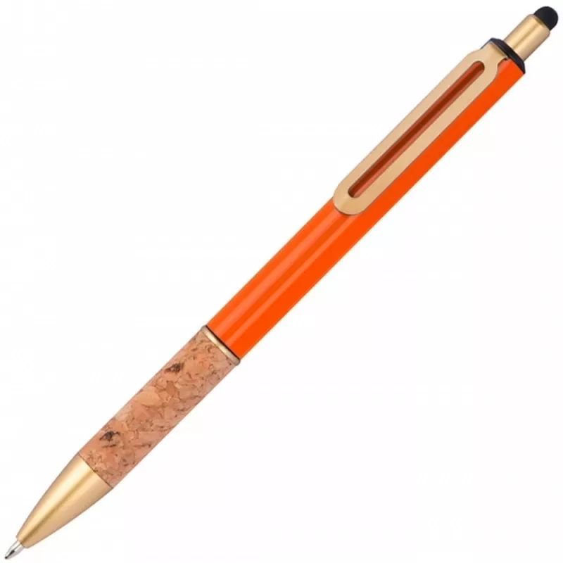 Długopis metalowy touch pen CAPRI - pomarańczowy (369010)