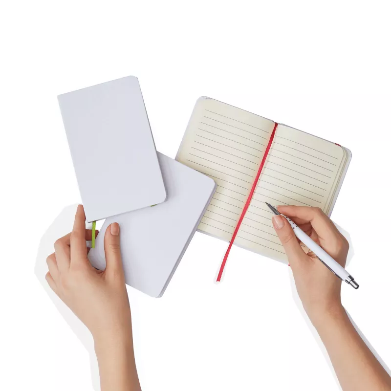 Notes AUTHOR w formacie A6 - biały, różowy (56-1103260)