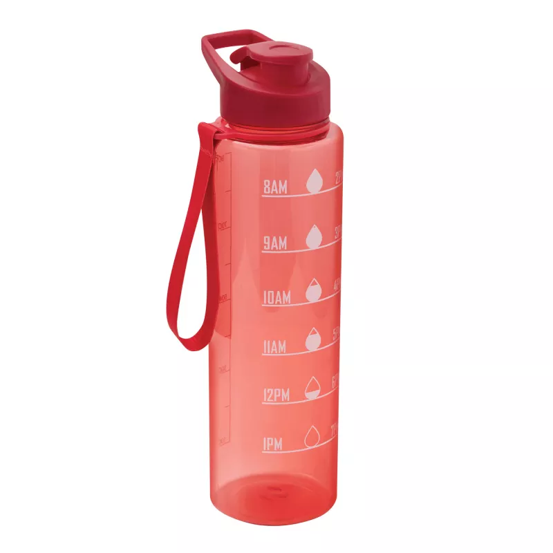 Sportowa butelka na wodę AQUA LEVEL - czerwony (56-0603199)
