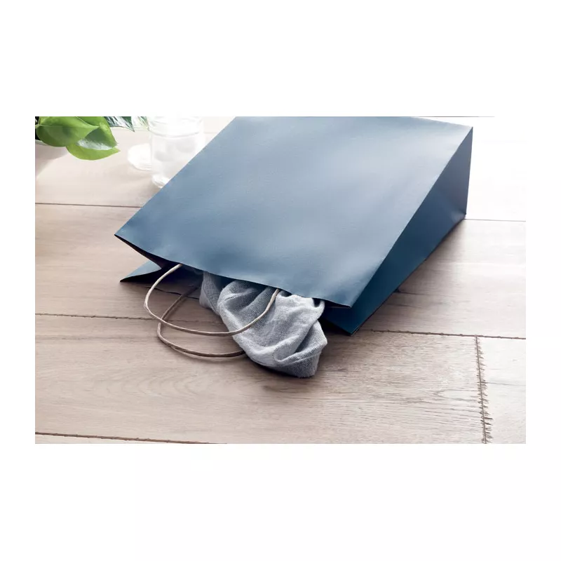 Torba prezentowa papierowa mała 90 g/m² PAPER TONE S - Niebieski (MO6172-04)