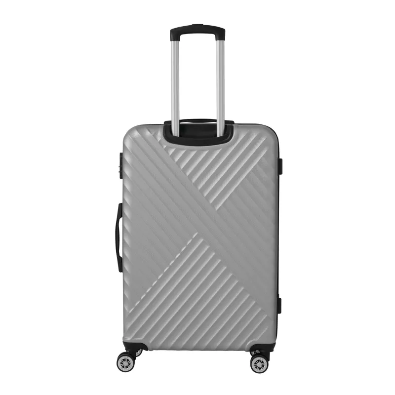 Zestaw walizek - srebrny (56-2220001)