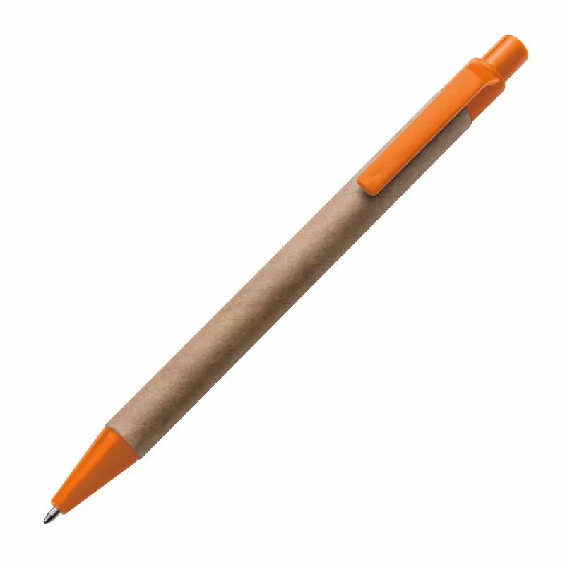 Długopis tekturowy - pomarańczowy (1039710)