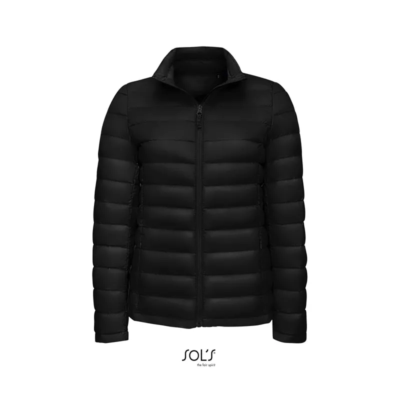 Kurtka puchowa damska Sol's WILSON WOMEN - Czarny (S02899-BK)