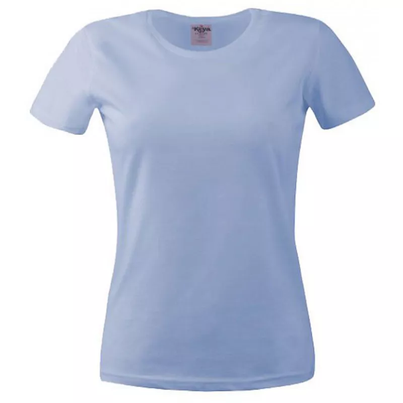 Koszulka bawełniana damska 150 g/m² KEYA WCS 150  - light blue (WCS150-LIGHT BLUE)