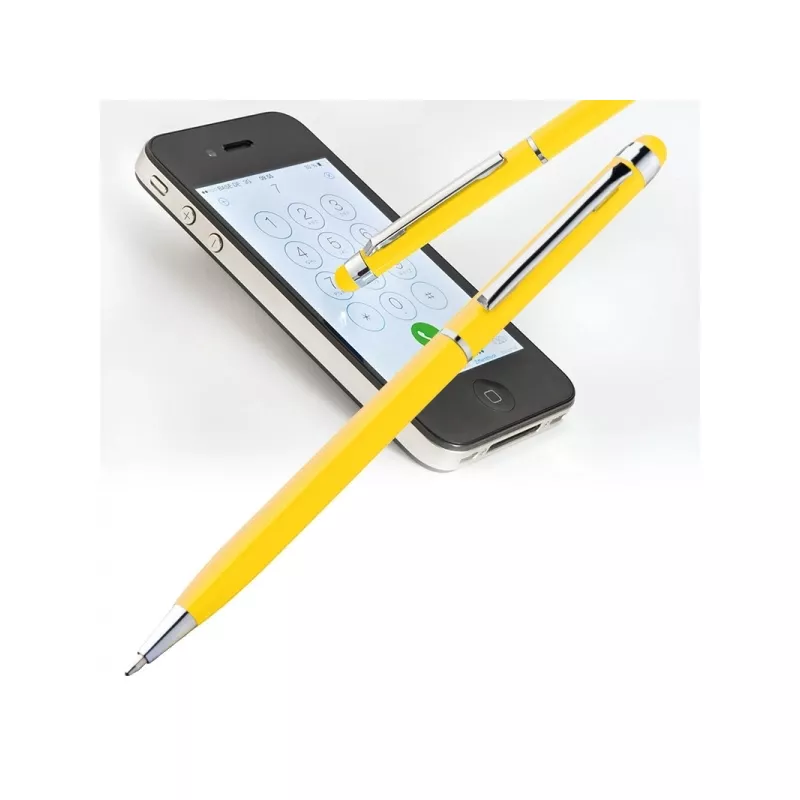 Długopis metalowy touch pen NEW ORLEANS - żółty (337808)
