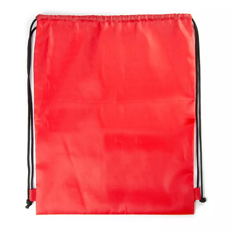 Worek na sznurkach VALO, 34 x 41 cm - czerwony (20248-04)