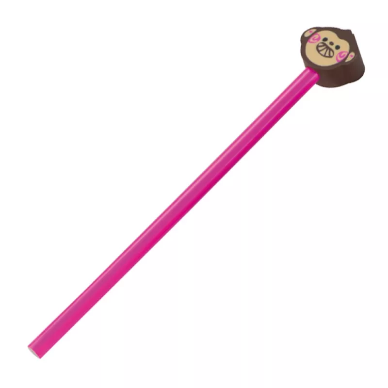 Ołówek z gumką - różowy (1062011)