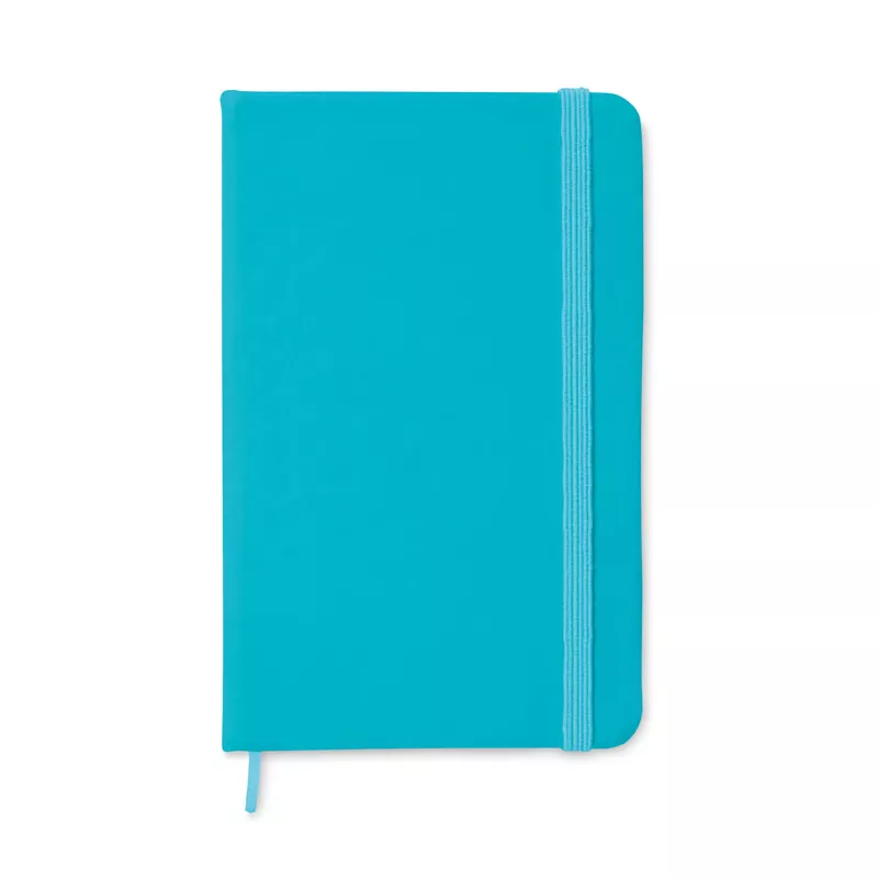 Notes A6 w okładce z PU 96 kartek w linię NOTELUX - Turkusowy (MO1800-12)