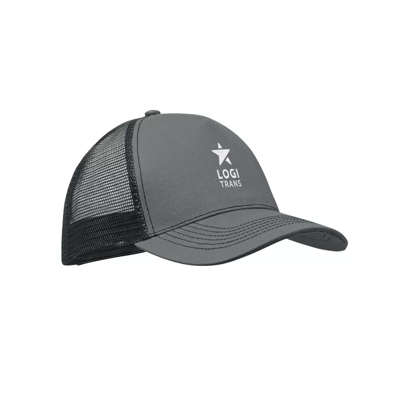 Czapka z daszkiem trucker bawełniana 250 g/m² BLIST - Kamienny Szary (MO2986-15)