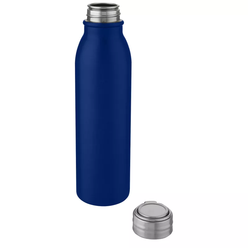 Butelka ze stali nierdzewnej Harper 700 ml z metalową pętelką - Średnioniebieski (10067852)