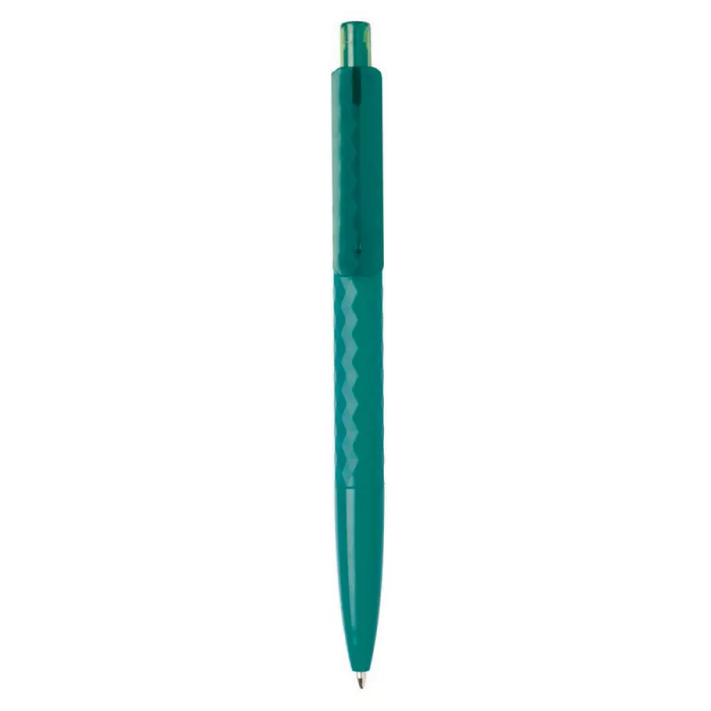 Długopis z diamentowym wzorem i niemieckim wkładem Dokumental® - zielony (V1814-06)