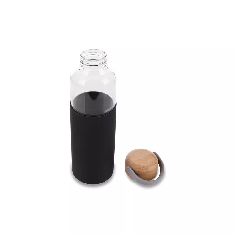 Szklana butelka Refresh 560 ml - czarny (R08272.02)