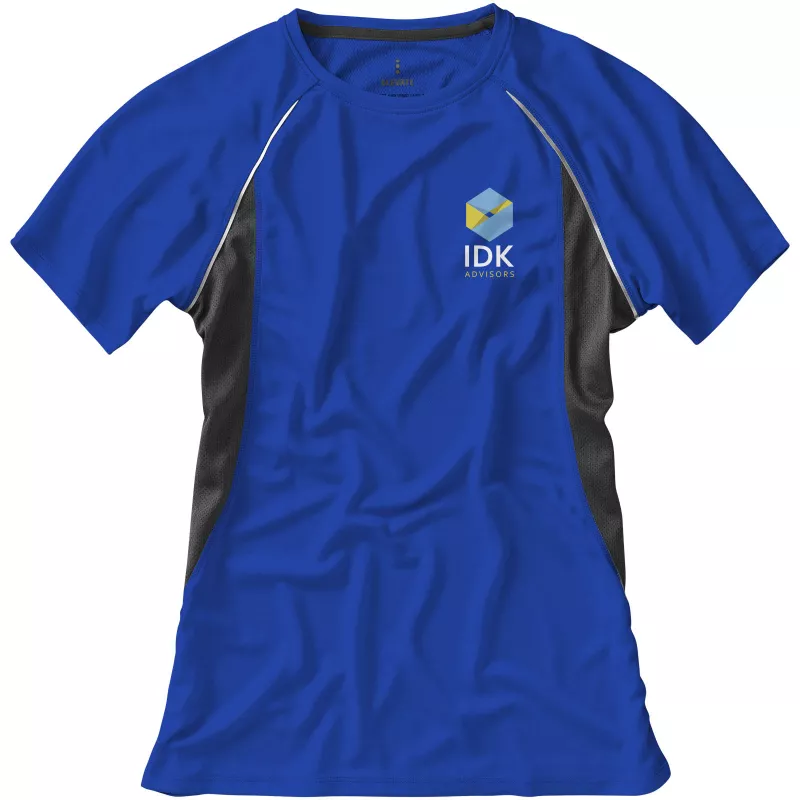 Damska koszulka poliestrowa 145 g/m² Elevate Quebec - Niebieski (39016-BLUE)