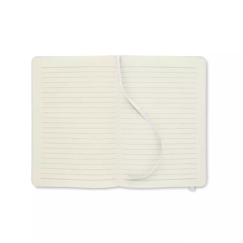 Notes A5 w okładce z RPET 80 kartek w linię NOTE RPET - Bialy (MO9966-06)