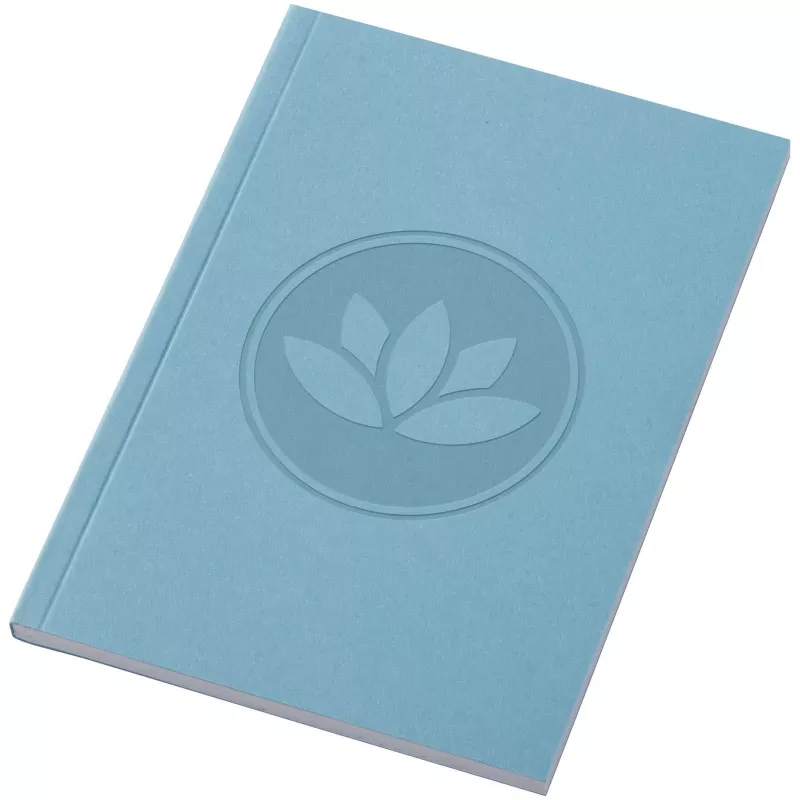 Notatnik A6 Novella Austen z miękką okładką z materiału z recyklingu, 50 kartek - Niebieski (21026352)