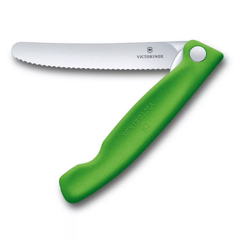 Składany nóż do warzyw i owoców Swiss Classic Victorinox - zielony (67836F4B09)