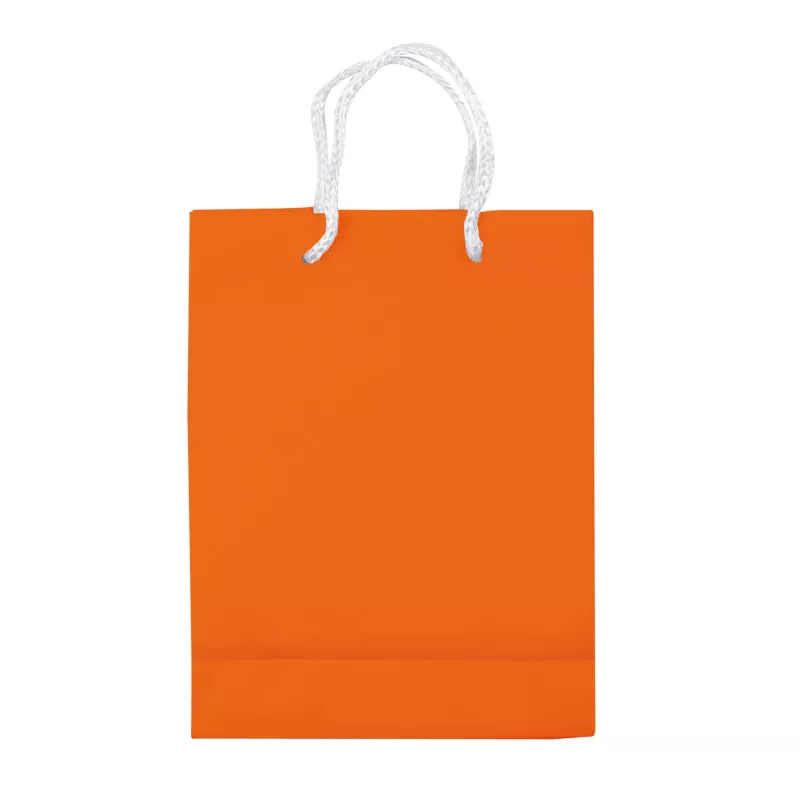 Papierowa torba mała 18x24x8 cm - pomarańczowy (LT91511-N0026)