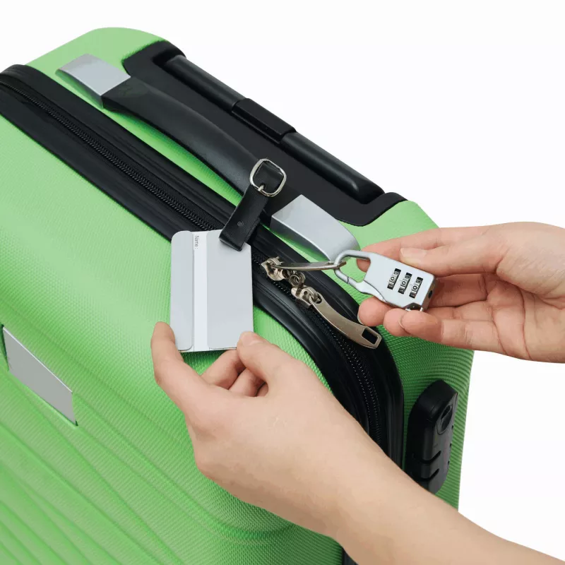 Zestaw do bagażu - srebrny (56-0407070)