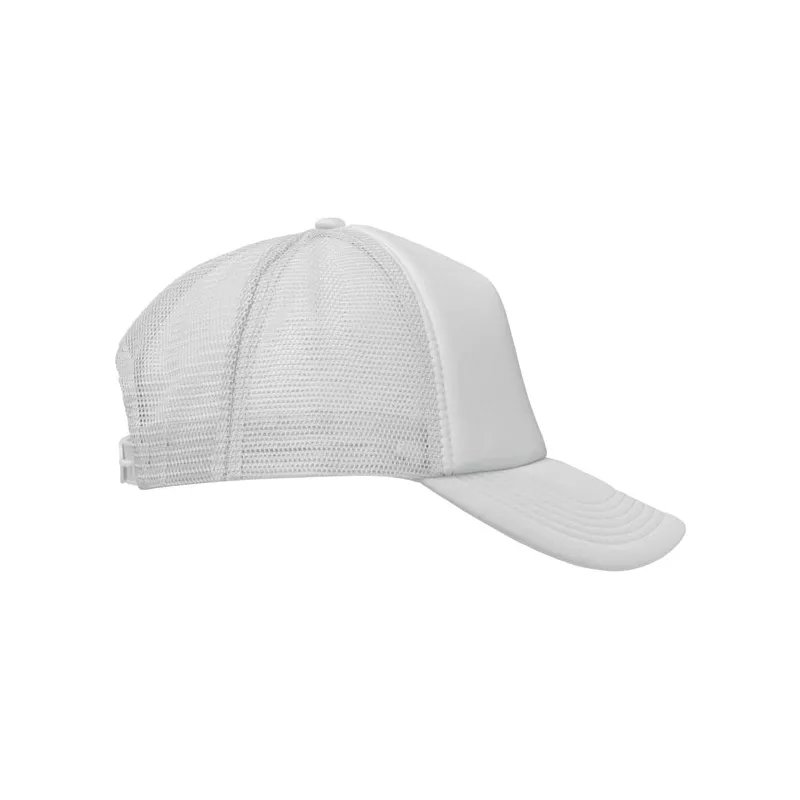 Czapka trucker 5-panelowa 150 g/m² BUBBLE - Bialy (MO2269-06)