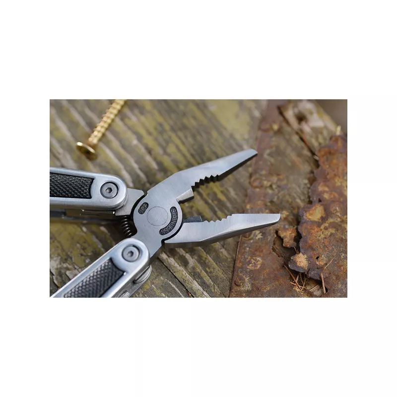 Narzędzie wielofunkcyjne z latarką Survivor - czarny (R17536.A)