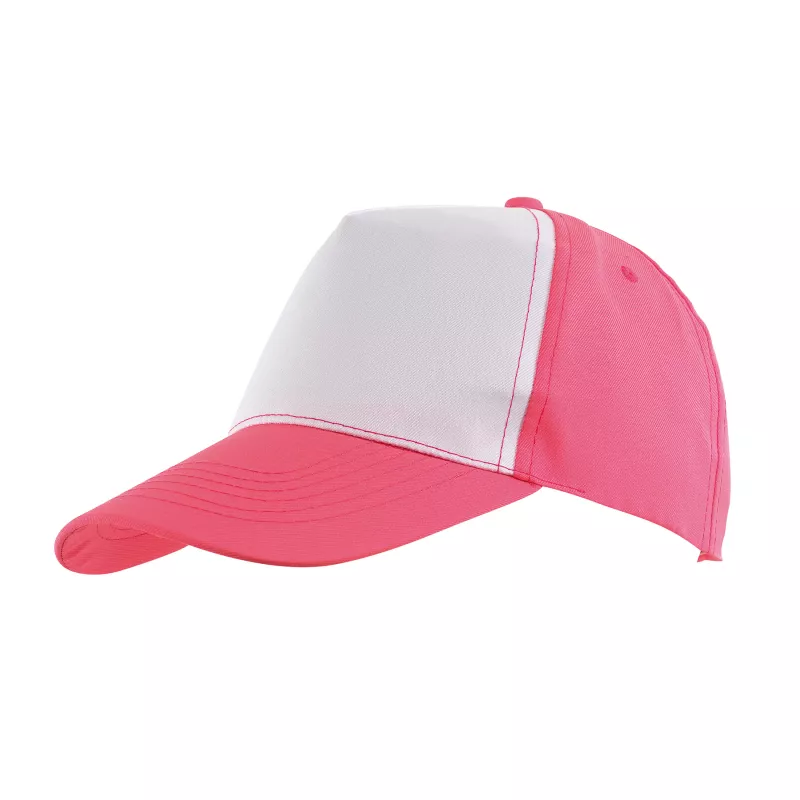 5-segmentowa czapka SHINY - różowy (56-0701803)