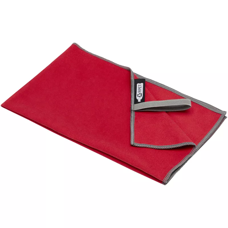 Pieter niezwykle lekki i szybko schnący ręcznik o wymiarach 30x50 cm z certyfikatem GRS - Czerwony (11332221)