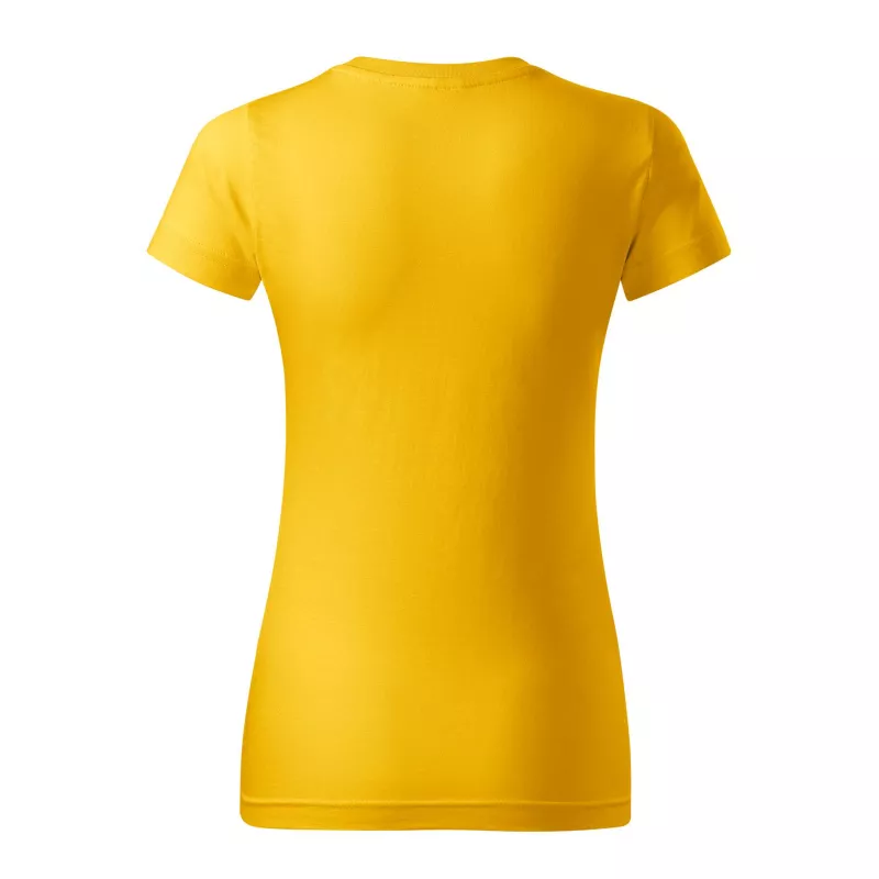 Koszulka bawełniana damska 160 g/m²  BASIC 134 - Żółty (ADLER134-żółTY)