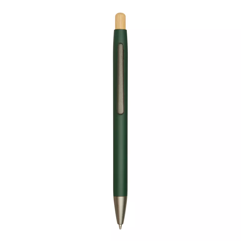 Długopis aluminiowy BAMBOO PUSHER - zielony (56-1102256)