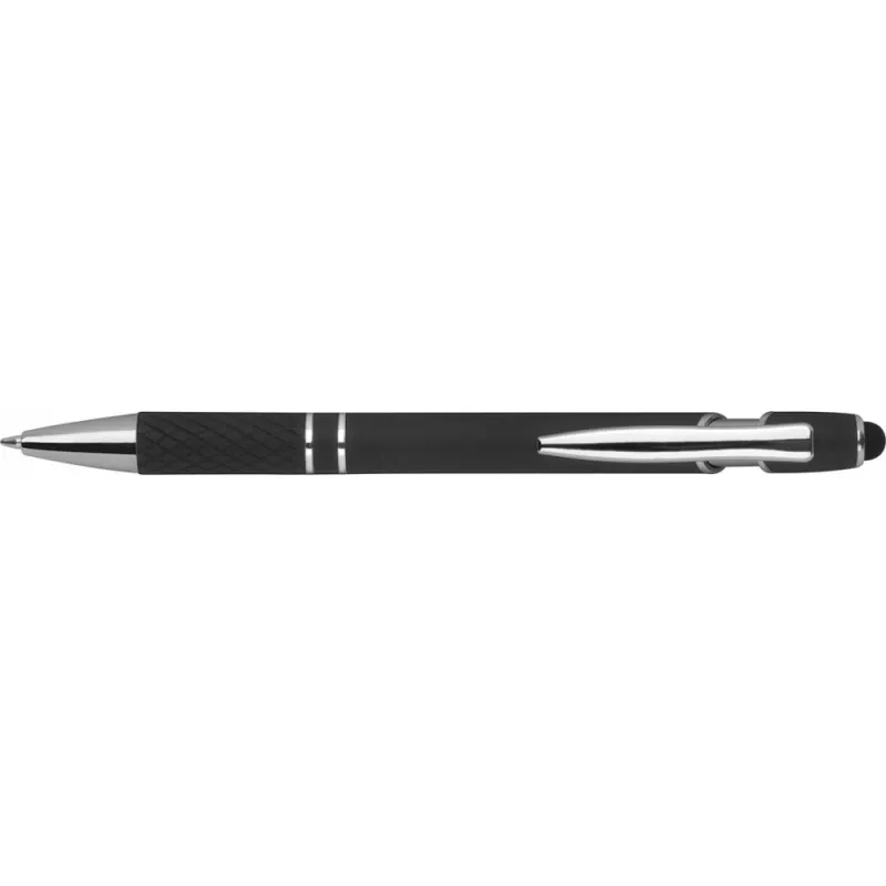 Długopis plastikowy touch pen - czarny (1368903)