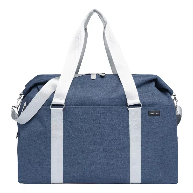 Weekenowa torba podróżna - niebieski, srebrny (56-0808575)