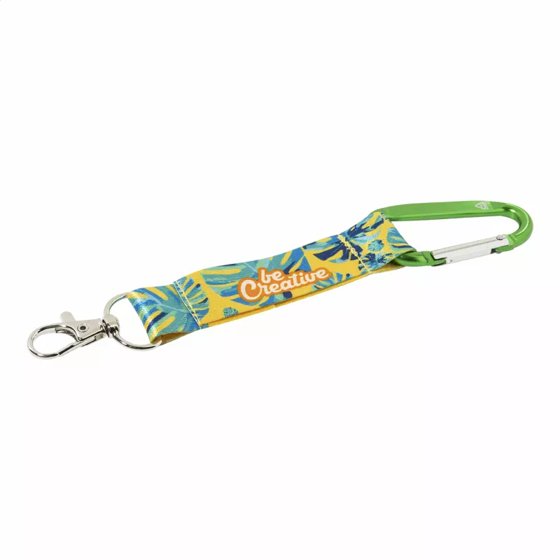 SuboRing Double personalizowany brelok RPET - zielony (AP716993-07)